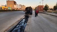 بەشێکی شەقامی 100 مەتری نۆژەن کرایەوە