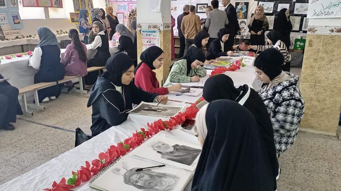 18 قوتابخانەی دوزخورماتوو کێبرکێی وێنەکێشان دەکەن