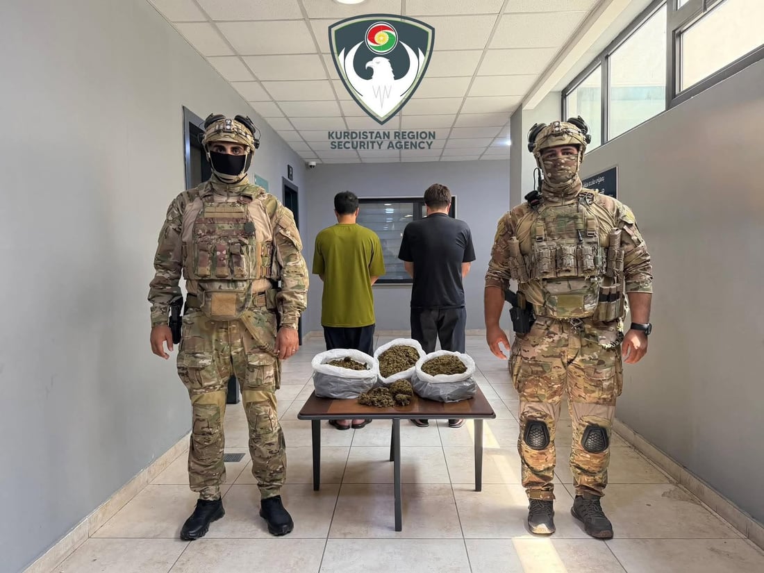 شەش بازرگانی ماددەی هۆشبەر لە سلێمانی دەستگیر کران