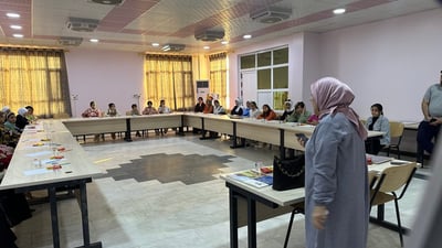 Hit Youth Forum holds drawing workshop for teenage girls in Anbar