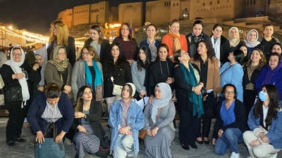 لە هەولێر ئەندامانی چەند رێکخراوێک دژی ژنکوژی گردبوونەوە