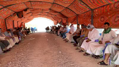 فلاحو خانقين يقيمون مجلس عزاء على الحنطة.. 40 ألف طن خارج الخطة وغير مسموح تسويقها