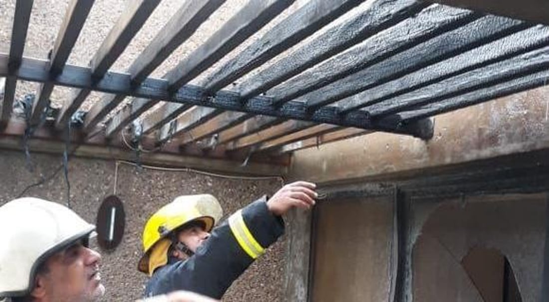 البصرة: تماس كهربائي يحرق “بالكونة” الشيراتون (صور)