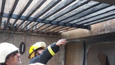 الخسائر بسيطة.. حريق داخل محل للأجهزة الكهربائية في الأورفلي شرقي بغداد