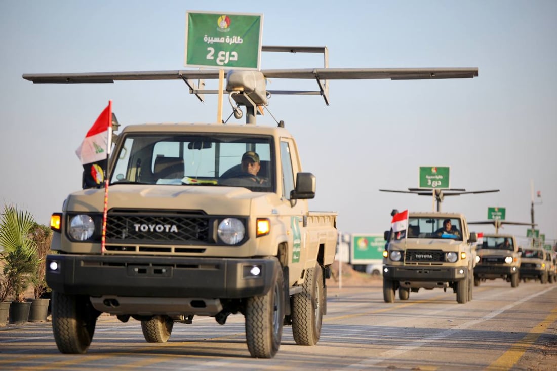 صور: فرقة العباس تستعرض “الجاهزية القتالية” بمشاركة طائرات الهليكوبتر