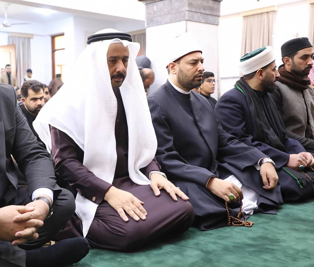 افتتاح جامع باسم الإمام علي في الفلوجة.. أول صلاة بحضور رئيس الوقف السني