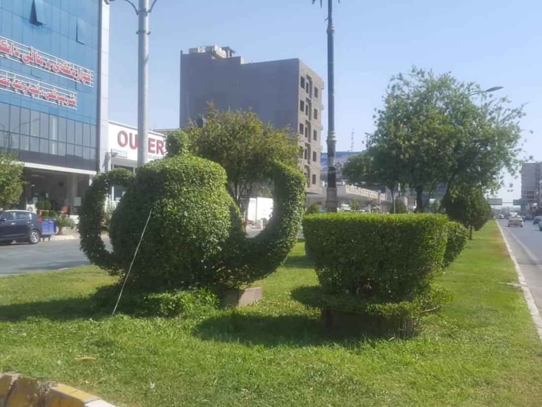 له‌ناو سه‌نته‌رى هه‌ولێر 142 شێوه‌ى جیاجیاى سه‌وزایی رێکدەخرێنەوه‌