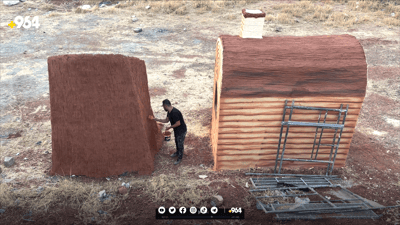 گەنجێکی دهۆک لەسەر شێوازی میوە کۆشک و دوکانی بچووک دروست دەکات