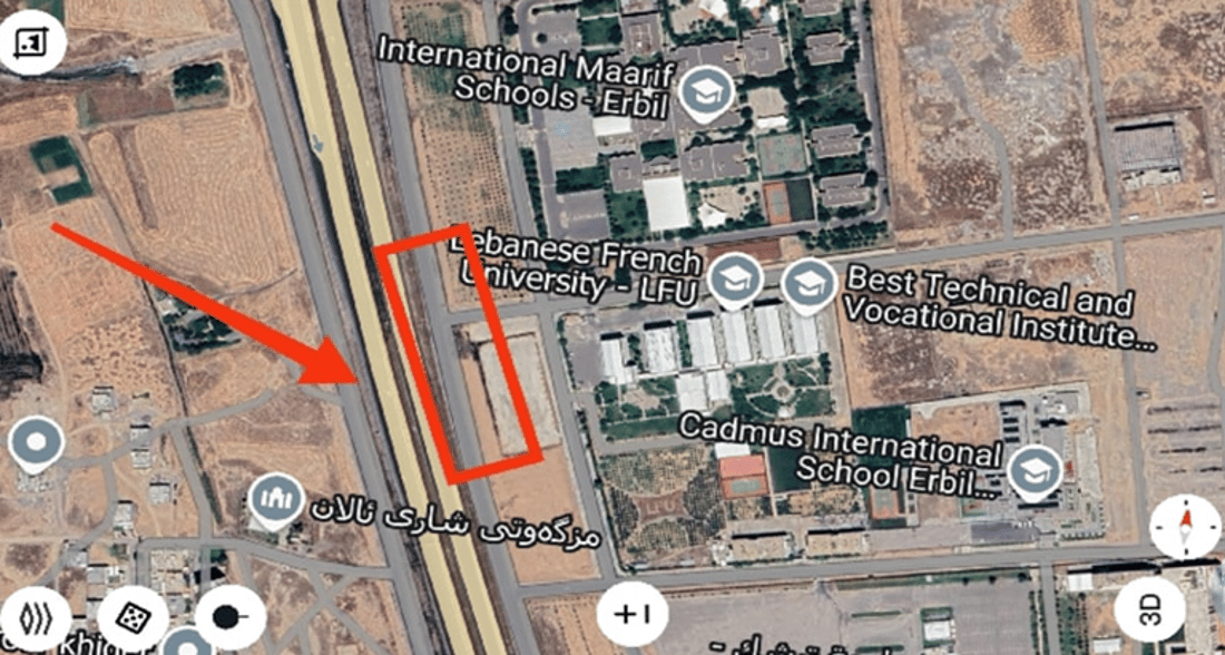 بەشێک لە شەقامی 120 مەتری هەولێر دادەخرێت