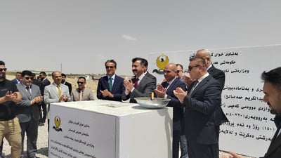 وەزیری ئاوەدانکردنەوە بە دەستودیارییەوە چووە گەرمیان