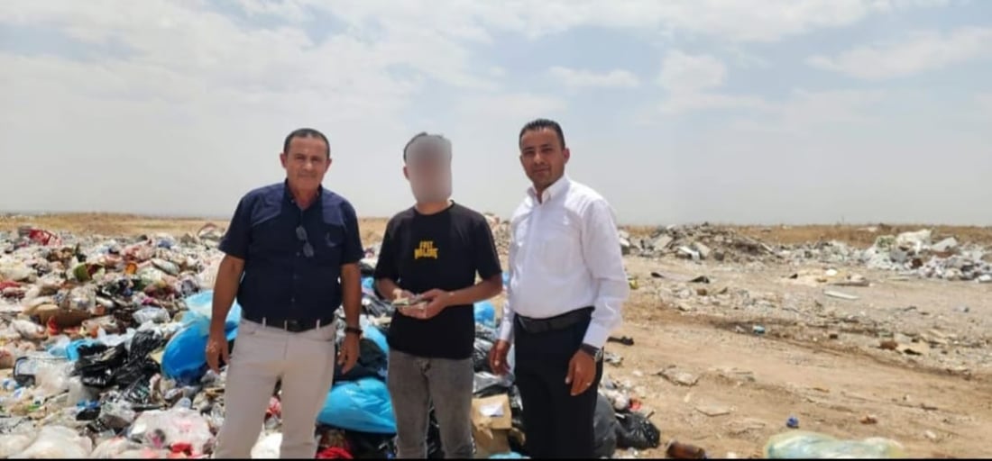 Cleaning workers recover $11,052 from Erbil garbage dump