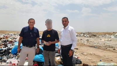 Cleaning workers recover $11,052 from Erbil garbage dump