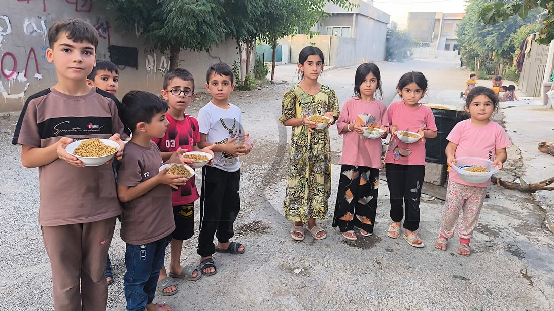 خانمانی شارەزوور بۆ دروستکردنی ساوەر و دۆینە گەنم دەکوڵێنن