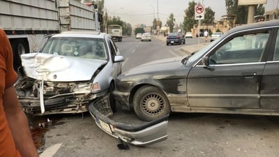 حادث مروع على الطريق السريع لغابات الموصل