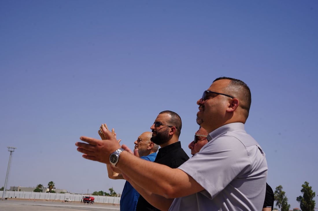 صور: هبوط أول طائرة في مطار الموصل ضمن رحلة تجريبية