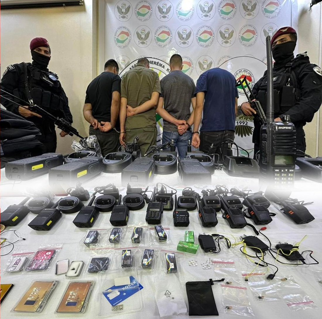 ئاسایشی هەولێر: ئەو كەسانە دەستگیر كران ئامێری قۆپیەکردنیان دەفرۆشت