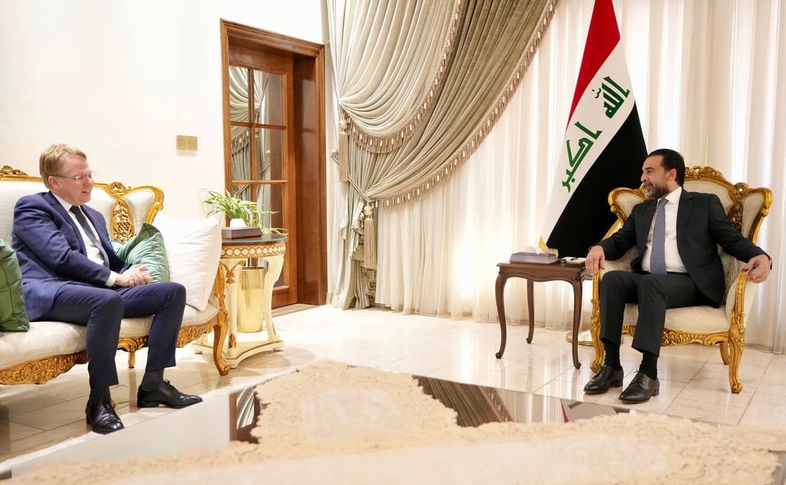 الحلبوسي يبحث نتائج الانتخابات مع السفيرين الفرنسي والإيطالي