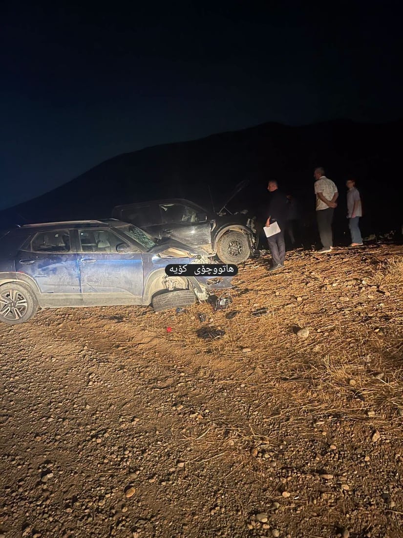 لە رێگای کۆیە بۆ هەولێر دوو ئۆتۆمبێل پێکیاندادا و 11 کەس برینداربوون