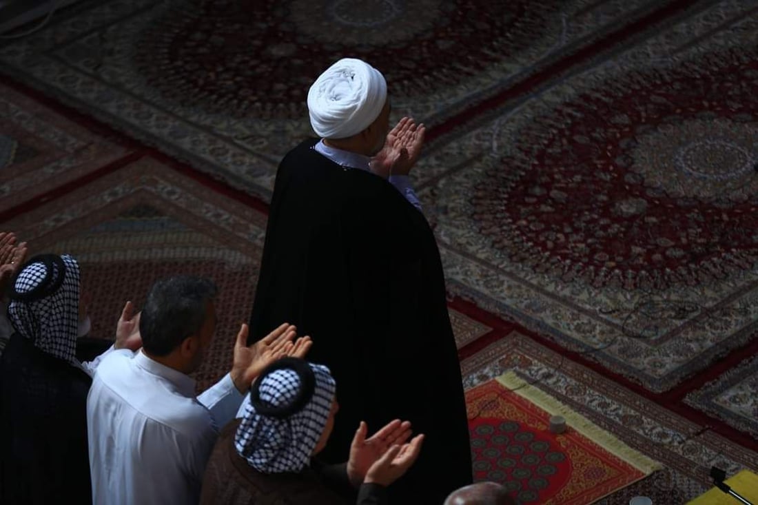 حضور كبير.. صور من صلاة العيد في مرقد الإمام القاسم جنوب بابل