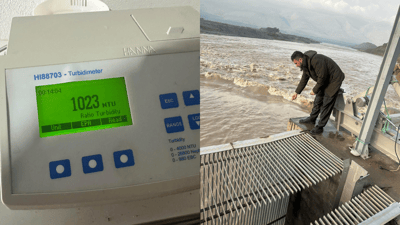 کارەکانی پڕۆژەی ئاوی خاس لە قەڵادزێ راگیرا