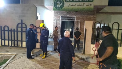 بەهۆی شۆرتی کارەباوە مۆزەخانەی گەرمیان ئاگریگرت