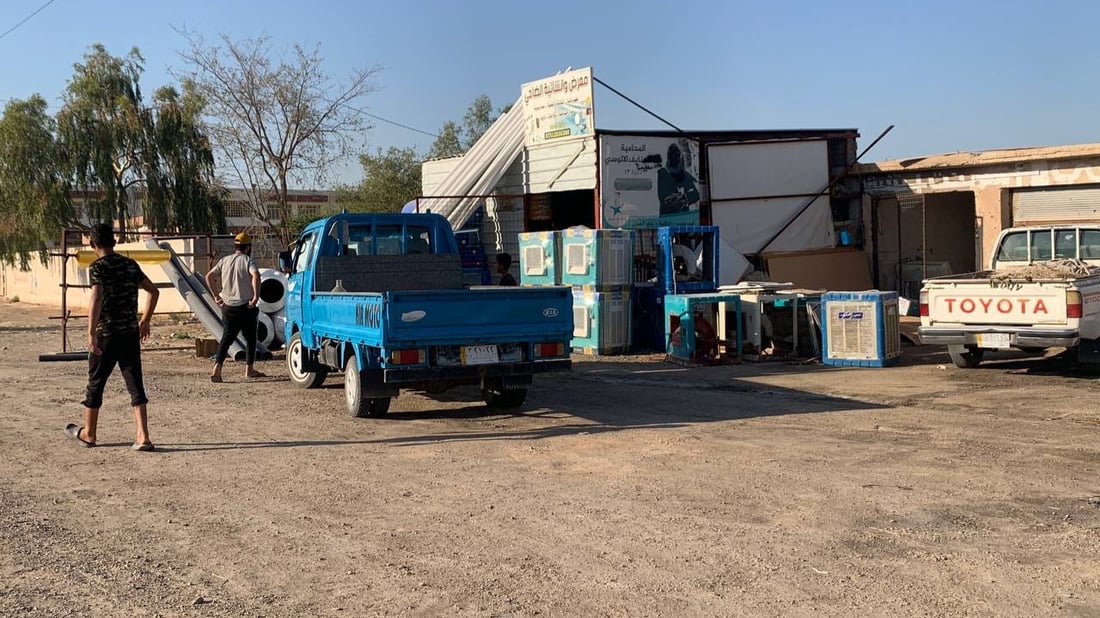 صور من الرضوانية: الحياة تعود إلى سوق “الشكر” بعد افتتاح جسر مغلق منذ دخول داعش