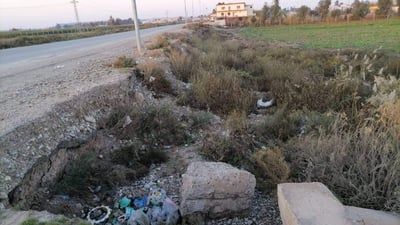 السيول تهدد شارع ألتون كوبري.. والاهالي يستغيثون