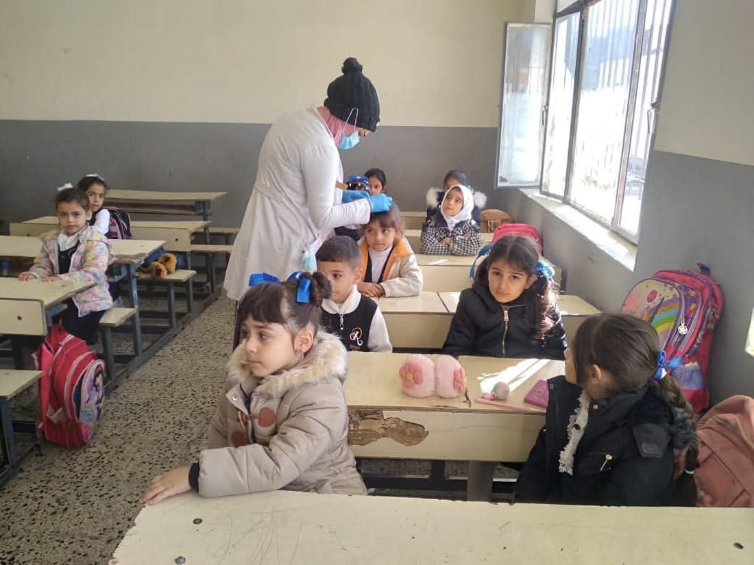 پۆلیس و تەندروستی دوزخورماتوو سەردانی قوتابیان دەکەن