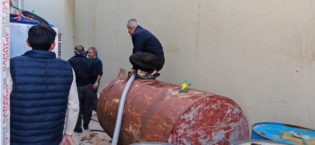 سەرماکەی پێنجوێن بەهێزتر بووە؛ نەوت نێردرا بۆ قوتابخانەکان