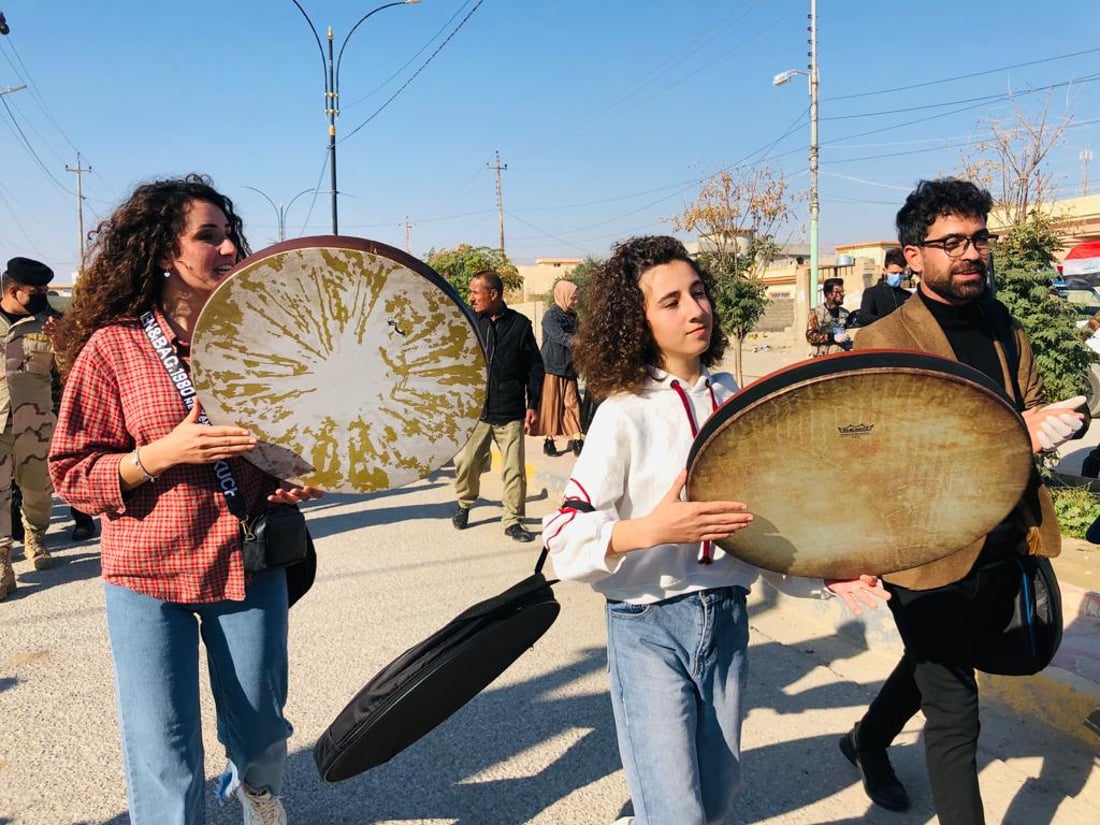 اليوم العالمي للتطوع في سنجار… الجميع شاركوا بتنظيف المدينة