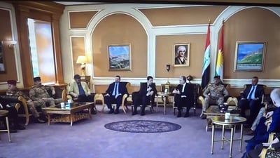 مع استمرار هجمات المسيّرات.. وفد أمني من بغداد يصل أربيل برئاسة الأعرجي