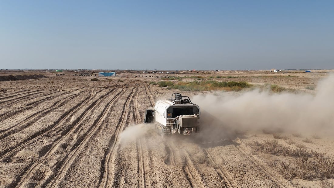 صور من الجو: كاسحات النرويج تزيل ألغام البصرة.. نحو تطهير 1200 كم2