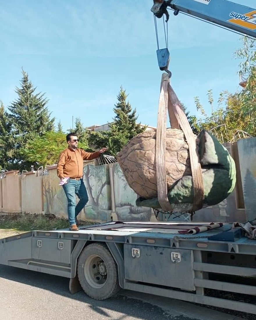 گوێزه‌كه‌ى هه‌ورامان كرا به‌ په‌یكه‌ر و له‌ ته‌وێڵه‌ داده‌ندرێت