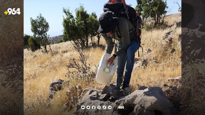 له‌ چیاكانى هه‌ریر به‌شێوه‌یه‌كی جیاواز ئاو بۆ ئاژه‌ڵ و با‌ڵنده‌كان دابین ده‌كرێت