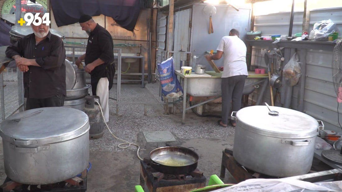 مواكب الحلة: القدر العراقي ينخسف والإيراني يستوعب خروفاً ويتحمل النار (صور)