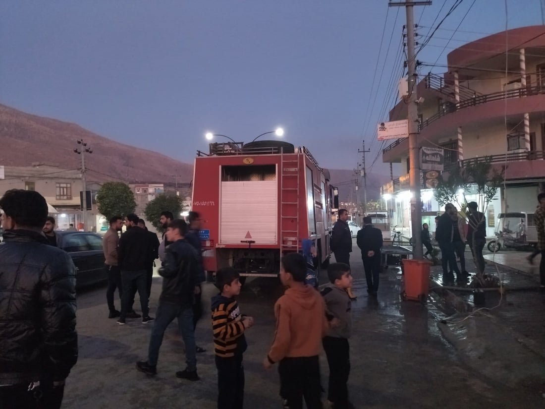 بەهۆى لێچوونى غازەوە نانەواخانەیەک ئاگرى گرت