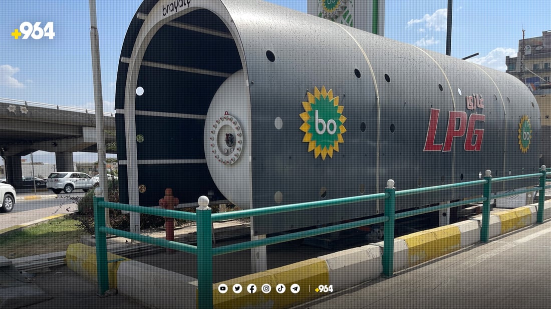 لە سلێمانی لیترێک غازی ئۆتۆمبێل 25 دیناری تری چووەسەر