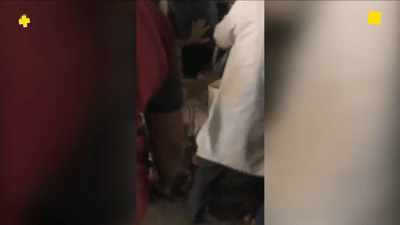 ماذا يحصل أمام مستشفى اليرموك؟ (فيديو)