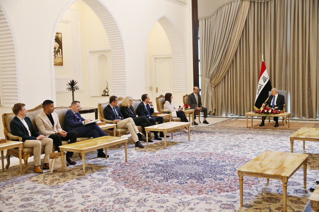 عمدة باريس في ضيافة رئيس الجمهورية بقصر السلام (صور)