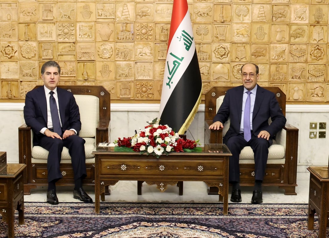 نيجيرفان بارزاني أخذ لبغداد مقترحات حول الحرب.. بيان الإطار والبارتي
