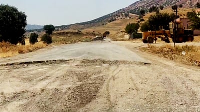 نۆژه‌نكردنه‌وه‌ى رێگاى مامه‌جه‌لكه‌ له‌ سنوورى هیران ده‌ستیپێكرد