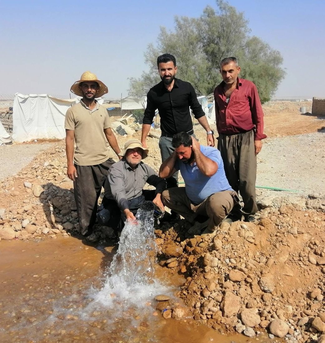 بیره‌ وشكبووه‌كانى ئاو له‌گه‌ڵ بیره‌كانى دیكه‌ به‌یه‌كه‌وه‌ ده‌بسترێته‌وه‌ بۆ دابینكردنى ئاو بۆ ماڵان