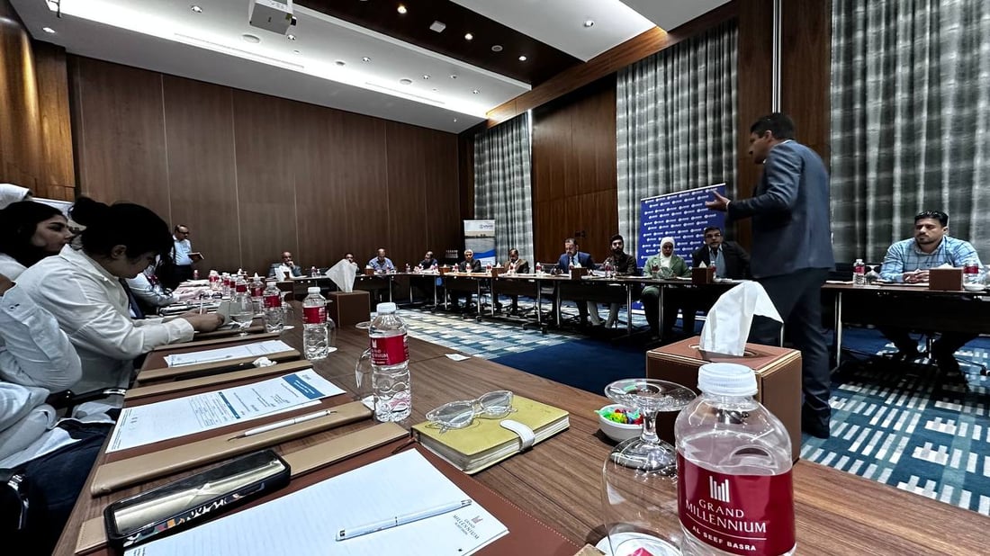 مجاري البصرة تتهم المواطنين بتلويث شط العرب خلال ورشة أميركية (صور)