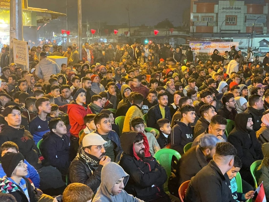 بلد: البرد القارس ينقل منطقة المشجعين من باب الخان إلى قاعات مغلقة (صور)