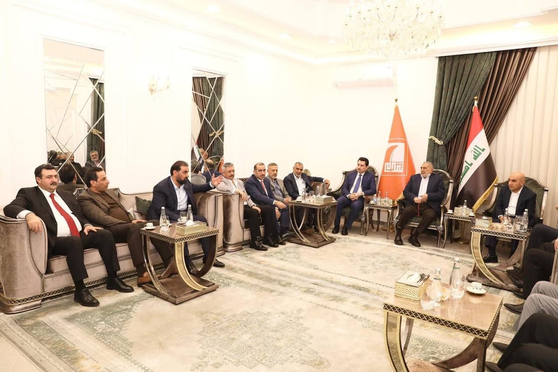 صور: جلسة صلح بين هيبت الحلبوسي وشاخوان عبدالله برعاية المشهداني