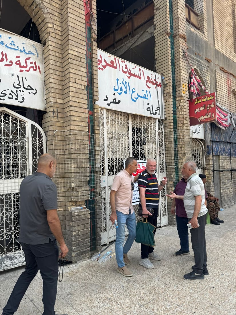 إغلاق السوق العربي في الشورجة.. صاحب المجمع لم يمتثل لإنذارات الدفاع المدني