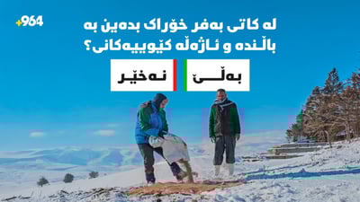 خۆراکدان بە باڵندە لە کاتی بەفردا؛ خزمەتە یان زیان؟