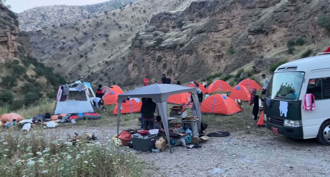 صور: شباب الجنوب يستكشفون حلبجة.. 3 أيام صمت إلا من صوت الطبيعة