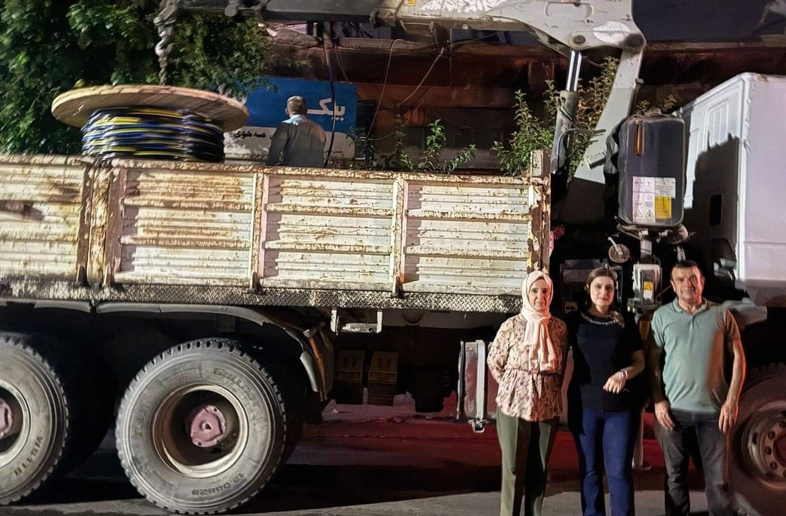 تۆڕی کارەبای بازاڕی مەحوی و دەوروبەری نۆژەندەکرێتەوە