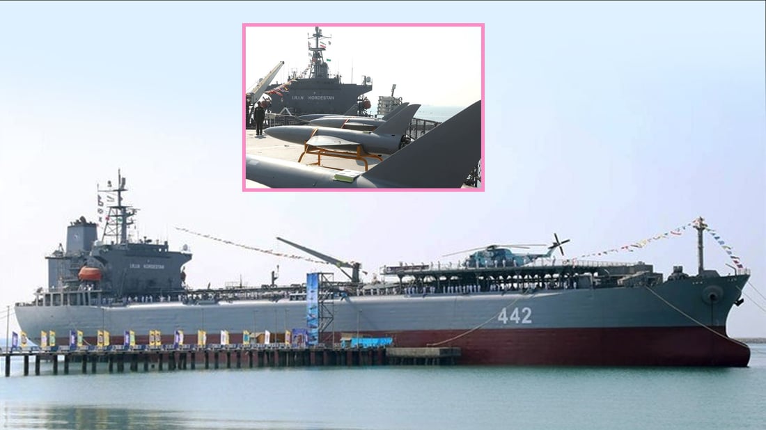 ئێران پاپۆڕە زەبەلاحەکەی بەناوی “كوردستان” لە ئاوەکانی كەنداو خستەكار